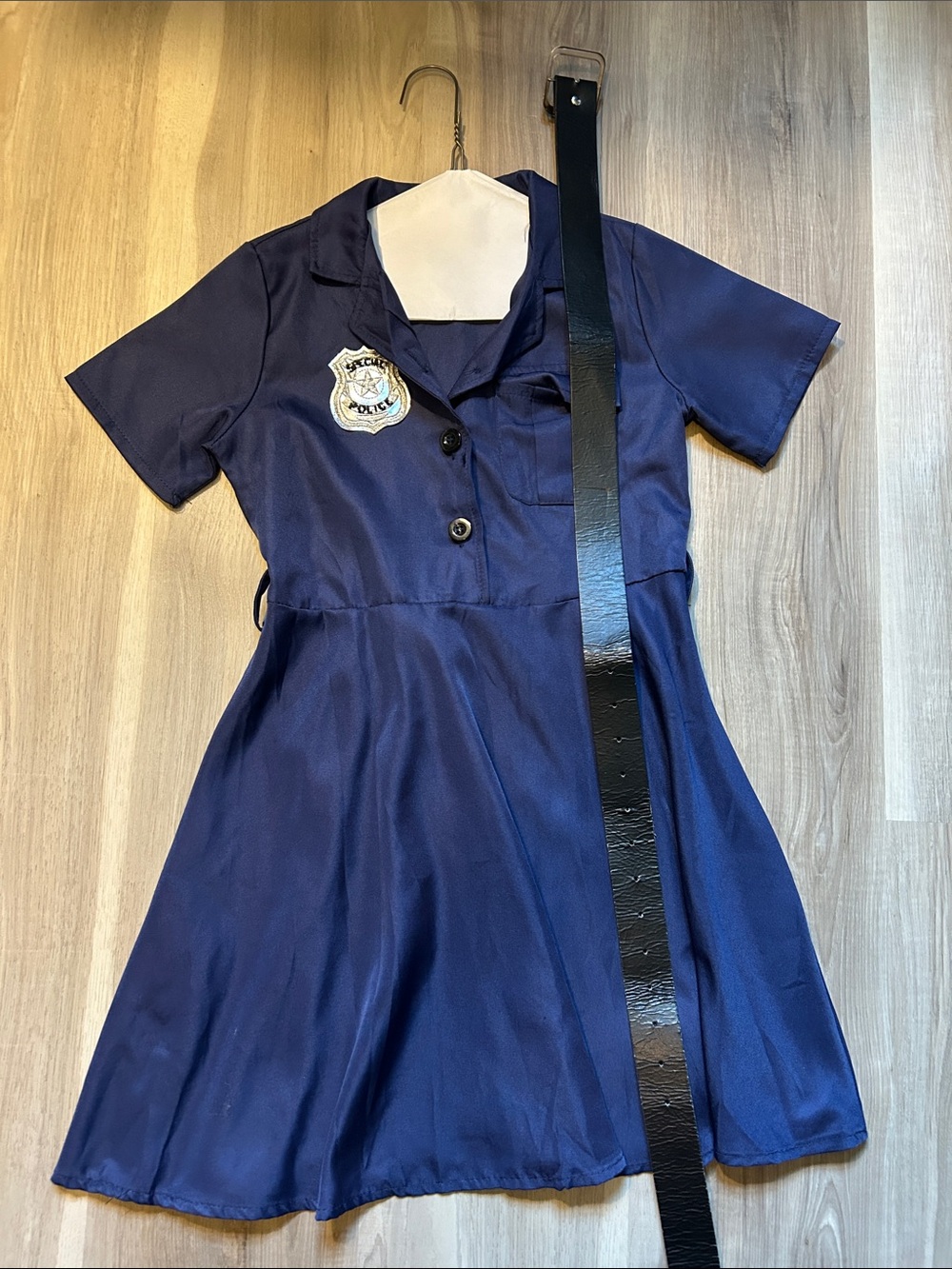 Girls 7-8 Police Costume Dress